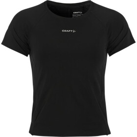 Běžecké tričko CRAFT Hypervent Cropped - černé Velikost textilu: XL