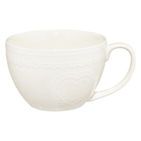 Am-Galactic White Hrníček 450ml Srdce 43639