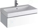 GEBERIT - iCon Umyvadlo 750x485 mm, s přepadem, otvor pro baterii, KeraTect, bílá 124075600