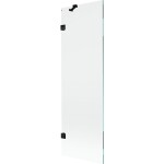 MEXEN/S - Lunar vanová zástěna FIX 60 x 150, transparent, černá 897-060-000-70-00