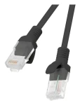 Lanberg PCU6-10CC-0100-BK černá / Patch kabel / U/UTP / Cat6 / 1 m (PCU6-10CC-0100-BK)