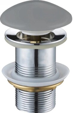 MEXEN - Zátka klik-klak bez přepadu, světle šedá mat keramická 79910-61