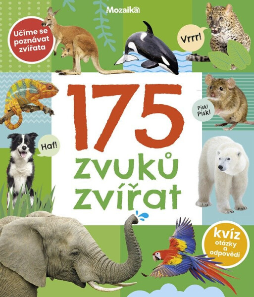 175 zvuků zvířat - Učíme se poznávat zvířata