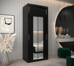 Šatní skříň Abi T1 s nástavcem Barva korpusu: Bílá, Rozměry: 250 cm, Dveře: Dub artisan
