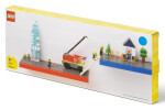 LEGO polička na vystavení stavebnic - modrá