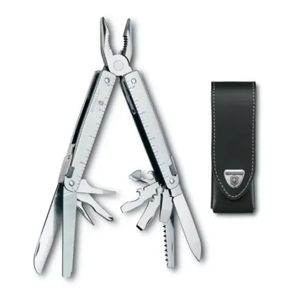 VICTORINOX Kleště SwissTool s koženým pouzdrem (3.0323.L)