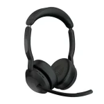 Jabra Evolve2 55 černá / Sluchátka / mikrofon / ANC / USB-C / Bluetooth / stojánek / UC Stereo (25599-989-889)