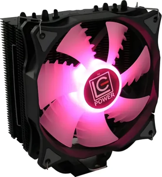 LC POWER LC-CC-120-RGB / Chladič CPU / 120 mm / RGB / TDP 180 W / LGA1700 / AM4 (LC-CC-120-RGB)