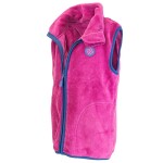 Vesta dívčí chlupatá se stojáčkem, Pidilidi, PD1140-07, fuchsia - 146 | 11let