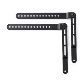 Nedis držák Soundbaru černá / Kompatibilní s: Univerzální / Připojený k TV / 10 kg / Otočný / Ocel (SBMT10BK)