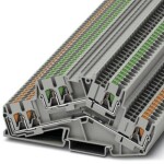 Phoenix Contact 1032733 dvojitá svorka pružinové připojení šedá 50 ks