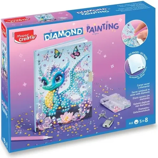 MAPED Kreativní sada Diamond Painting Tajný deníček