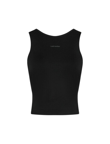 Dámské merino tílko ICEBREAKER Wmns 150 Active Cropped Bra-Tank, Black velikost: XL