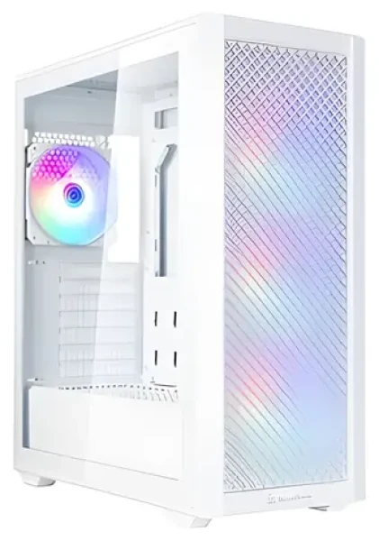 SilverStone FARA 515X bílá / PC skříň / Midi-Tower / ARGB / Temperované sklo (SST-FA515XR-WG)