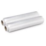 6 x Předepnutá stretch fólie šířka 430mm, délka 600m, průhledná, tloušťka 9µm