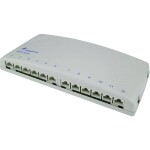 DIGITUS 19 Patch panel / nestíněný / 16 portů / neosazený / 1U / černá barva / RAL 9005 (4016032157441)