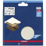 Bosch Accessories EXPERT M480 2608900676 brusná síť pro excentrickou brusku bez otvorů Zrnitost 220 (Ø) 125 mm 5 ks