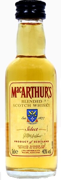 MacArthur's Whisky 3y 40% 0,05 l (holá lahev)