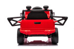 Mamido Elektrické autíčko OFFROAD červené 12V Vysoký podvozek, široké sedadlo, Odpružené nápravy, 2,4 GHz Dálkové ovládání LED světla