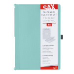 Uzavíratelné psací desky s klipem SAX A4 - zelenomodré