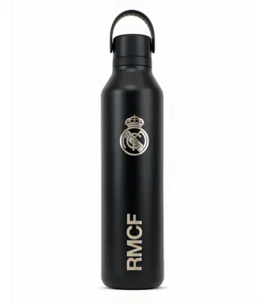 Runbott Mii 1000 ml Real Madrid černá / Termoláhev / vakuová izolace 36h / nerez 304 (972545RB)
