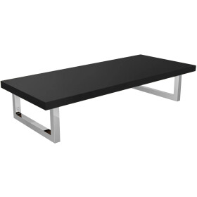 CERANO - Deska pod umyvadlo Navira Pro + 2 konzole pod desku - černá matná - 60x46x3,6 CER-606078