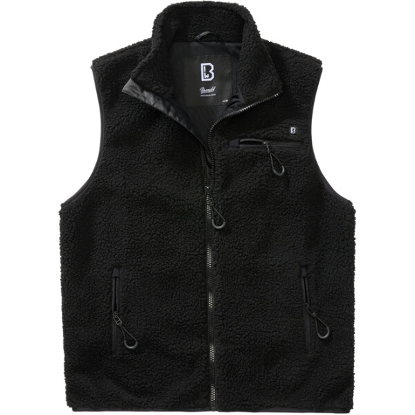 Brandit Vesta Teddyfleece Vest Men černá 5XL