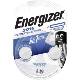 Energizer Ultimate Lithium CR2016 2ks E301319500