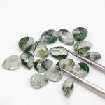 Luxusní stříbrný prsten Monique - MECHOVÝ ACHÁT, stříbro 925/1000, Stříbrná 57 (18 mm)