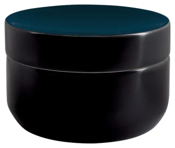 SPIRELLA JARO organizér na kosmetiku černo-petrolejový / keramika / 11,3 x 2,4 cm