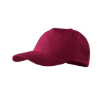 Unisex čepice 5P (granátová) nastavitelný