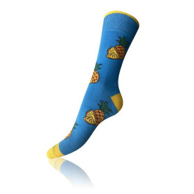 Dárková krabička zábavných crazy ponožek 4 páry CRAZY SOCKS BOX - BELLINDA - světle zelená 39 - 42