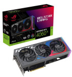 ASUS GeForce RTX 4060 Ti ROG STRIX GAMING 16G / 2565 MHz / 16GB GDDR6 / 128-bit / 1x HDMI + 3x DP / (8) (90YV0JI1-M0NA00)