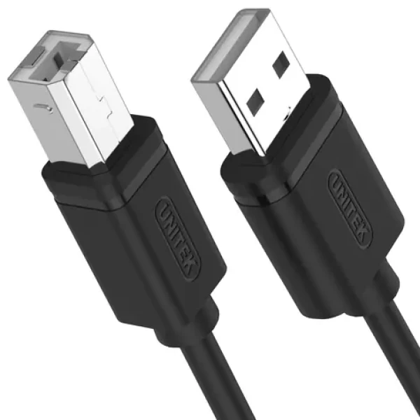 Unitek Y-C421GBK černá / Kabel USB-A - USB-B / USB 2.0 / 5 m (Y-C421GBK)