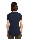 Dámské merino triko s krátkým rukávem ICEBREAKER Wmns 125 Cool-Lite Sphere SS Tee Across, Midnight Navy velikost: M