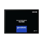 GOODRAM CL100 Gen. 3 240GB / 2.5 / SATA III / 3D-NAND TLC / R: 520MBs / W: 400MBs (SSDPR-CL100-240-G3)