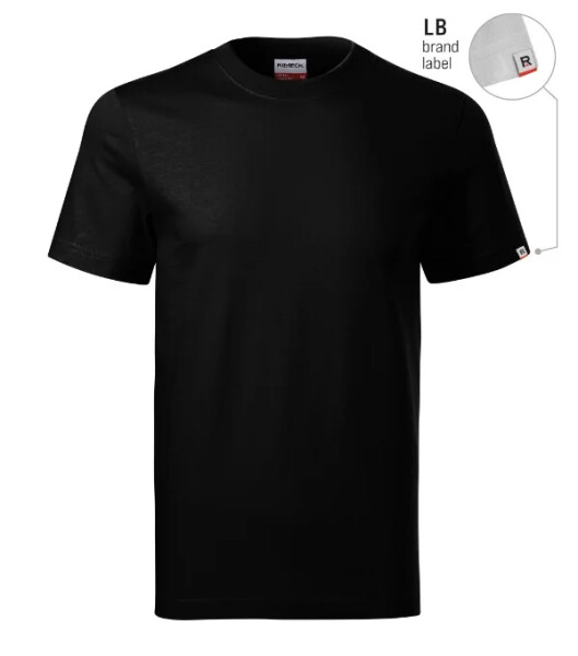 Recall tričko unisex černá 01 (brand label) XL