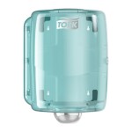 TORK 653000 zásobník na malé role - Unibox 44,7 x 32,8 x 30,2 cm/ bílo-tyrkysová W2