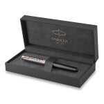 Parker Sonnet Premium Metal Grey PGT - plnící pero 18K, hrot F