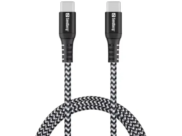Sandberg Survivor USB-C Cable 1M 100W / nabíjecí kabel USB-C na USB-C