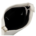 Trendy dámská koženková crossbody kabelka Pita, béžová