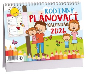 Stolní kalendář ARIA 2026 - Rodinný plánovací