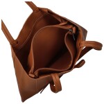 Trendy dámský koženkový set kabelek Alisia, hnědý