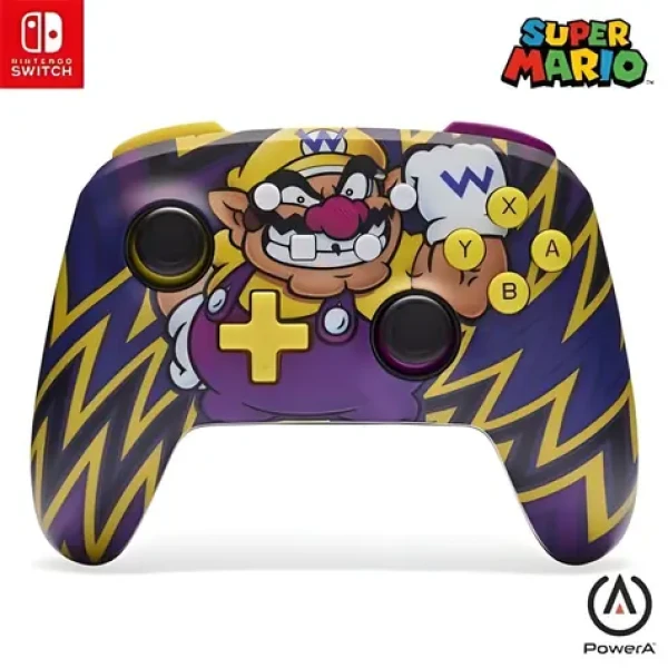 PowerA Super Mario Wario / Bezdrátový ovladač / Nintendo Switch (NSGP0343-01)