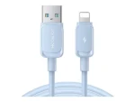Joyroom S-AL012A14 Nabíjecí kabel USB-A (M) - Lightning (M) 2.4A 1.2m modrá (S-AL012A14 1.2m-Blue)