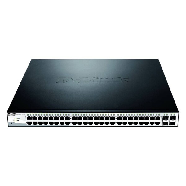 D-Link DGS-1210-52MP/E DGS-1210-52MP/E síťový switch 48 + 4 porty 104 Gbit/s funkce PoE