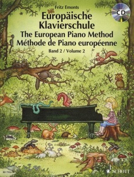 Evropská klavírní škola II. / Europäische Klavierschule II. (německy) - Fritz Emonts