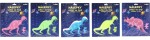 Nálepky W026525 25,5x31 cm svítící ve tmě Dinosauři