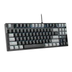 MageGee MK-STAR šedo-černá / Mechanická klávesnice / US layout / kabel USB-A / RGB podsvícení (MK-STAR Gb Red)