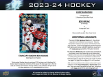 Hokejové Karty NHL 2023-24 Upper Deck SPx Hockey Hobby Box